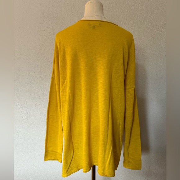 SALE! Vince Long Sleeve Hi Lo Cotton Pullover size Small - Picture 4 of 14